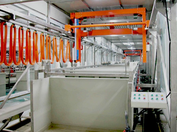 龍門式電鍍化學鎳生產(chǎn)線